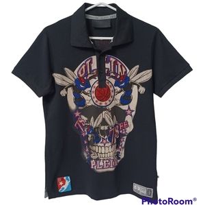 𝅺Phillipp Plein polo jersey t shirt top